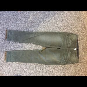 Corduroy olive green pants